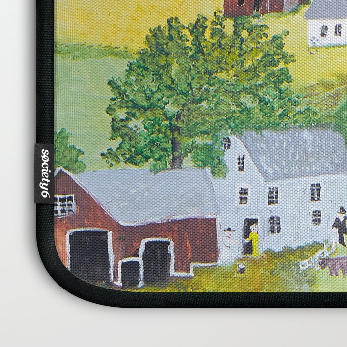 Anna Mary Robertson 'Grandma' Moses Mountains American Folk Art Laptop Sleeve Gallery Image 3