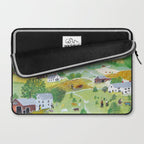 Anna Mary Robertson 'Grandma' Moses Mountains American Folk Art Laptop Sleeve Gallery Image 2