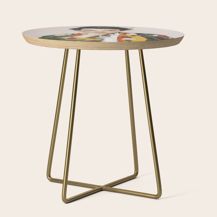 Floral Gaze Portrait Side Table Gallery Image 1