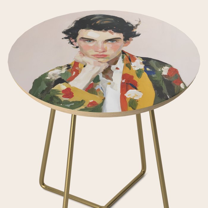 Floral Gaze Portrait Side Table Gallery Image 2