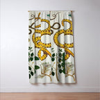 Yellow Snakes Seba Albertus Window Curtain Gallery Image 3