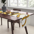 Yellow Snakes Seba Albertus Table Runner Gallery Image 2