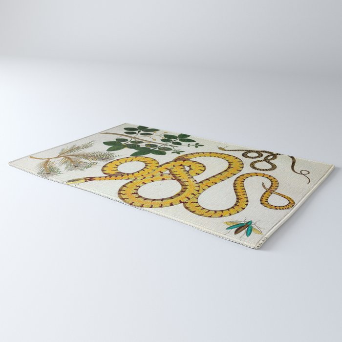 Yellow Snakes Seba Albertus Rug Gallery Image 3