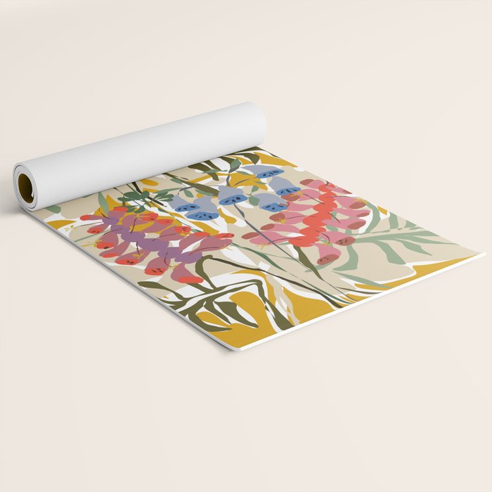 Lovely foxglove Yoga Mat Gallery Image 2