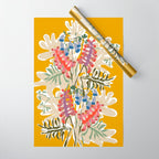 Lovely foxglove Wrapping Paper Gallery Image 1