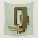 Whimsy Crocodile Wall Tapestry Gallery Image 4