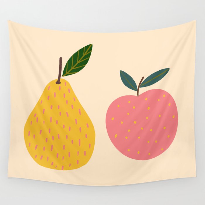 Apple and Pear  Wall Tapestry Gallery Image 4