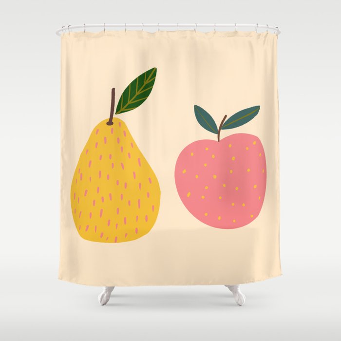 Apple and Pear  Shower Curtain Gallery Image 1