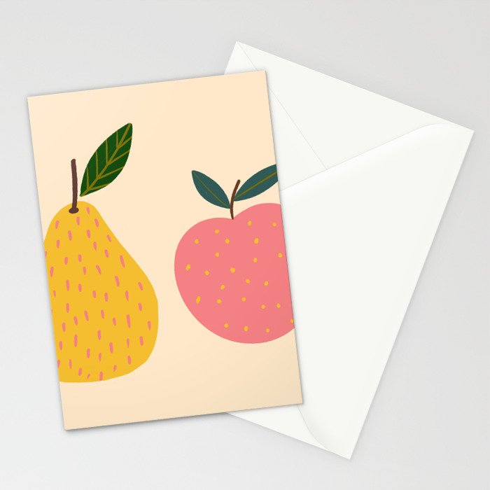 Apple and Pear  Stationery Card Gallery Image 2