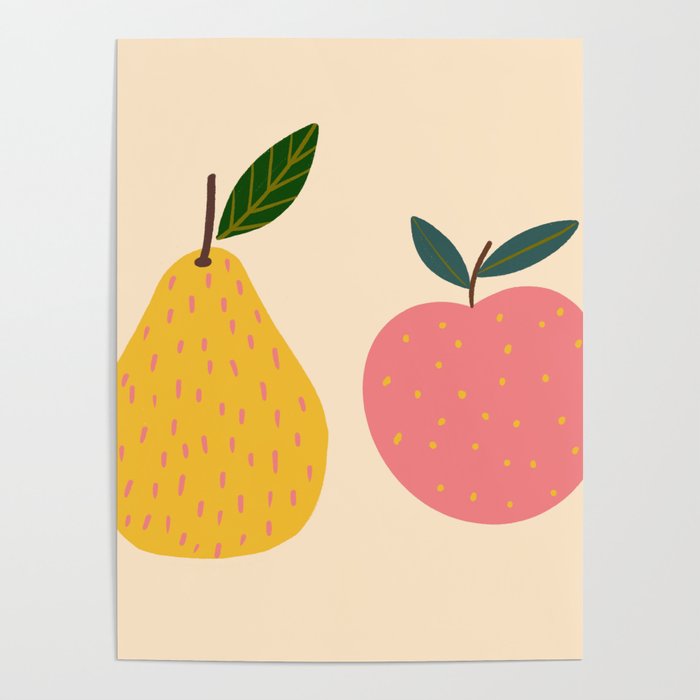 Apple and Pear  Poster Gallery Image 1