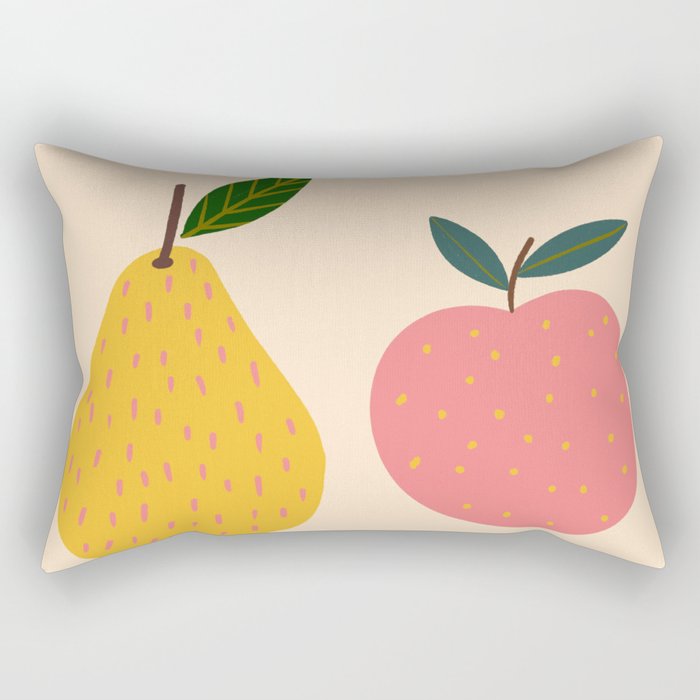 Apple and Pear  Rectangular Pillow Gallery Image 2