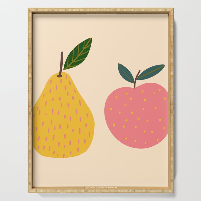 Apple and Pear  Serving Tray Gallery Image 1