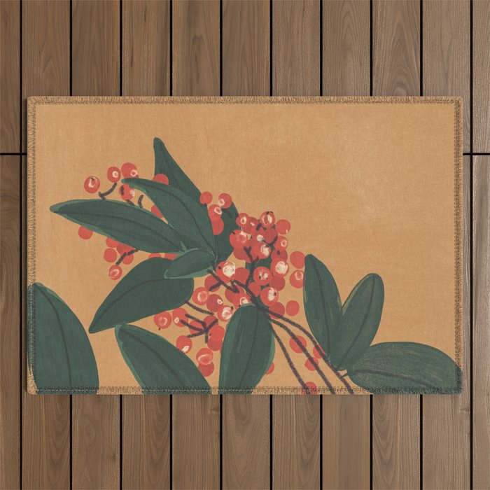Berries Outdoor Rug Gallery Image 1