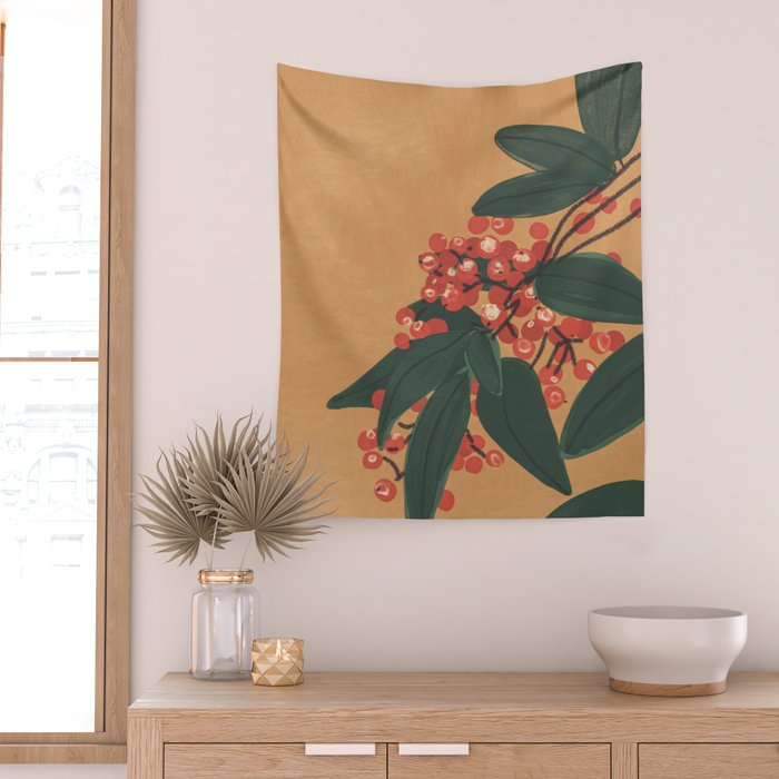 Berries Wall Tapestry Gallery Image 2