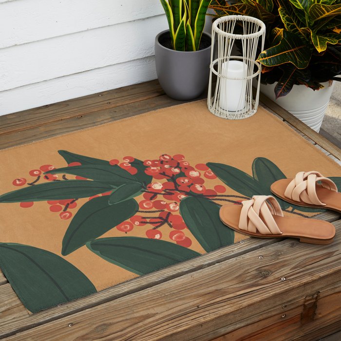 Berries Outdoor Rug Gallery Image 2