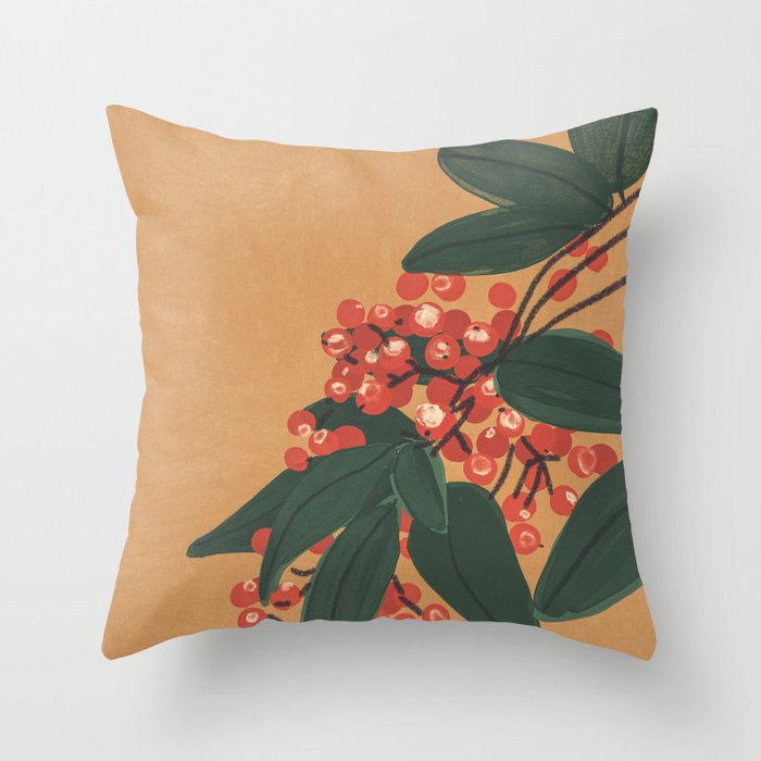 Berries Throw Pillow Gallery Image 1