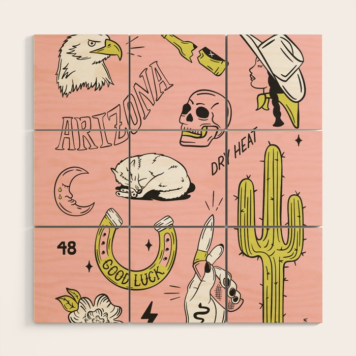 ARIZONA FLASH SHEET Wood Wall Art Gallery Image 1
