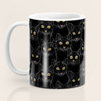 Black Cat Portraits Coffee Mug Gallery Image 3