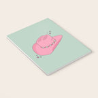 Pink And Green Colorful Cowboy Hat Notebook Gallery Image 3