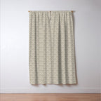 Vintage Cafe Floral - Oat Window Curtain Gallery Image 3