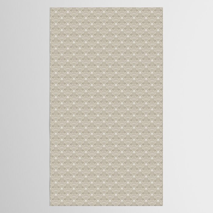 Vintage Cafe Floral - Oat Tablecloth Gallery Image 2