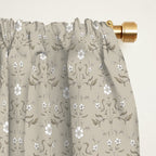 Vintage Cafe Floral - Oat Window Curtain Gallery Image 2