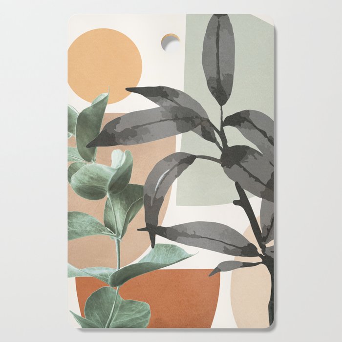 Sunset Flora 01 Cutting Board Gallery Image 1