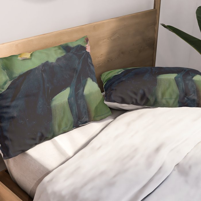 Renaissance Art, Famous Paintings, Retro Art, Unique Vintage Poster, Fine Art Prints - Victorian Era Pillow Sham Gallery Image 2