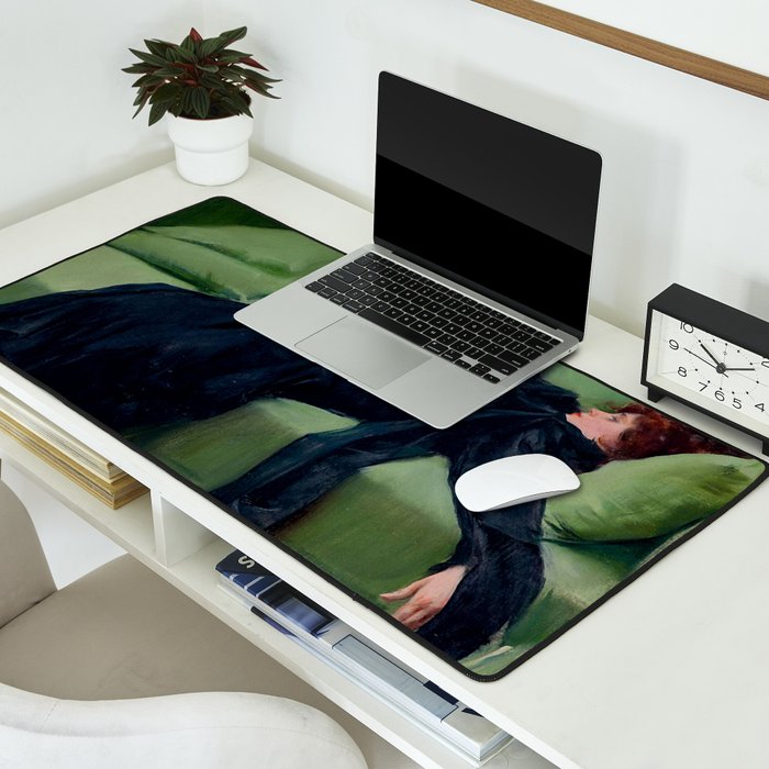 Renaissance Art, Famous Paintings, Retro Art, Unique Vintage Poster, Fine Art Prints - Victorian Era Desk Mat Gallery Image 2