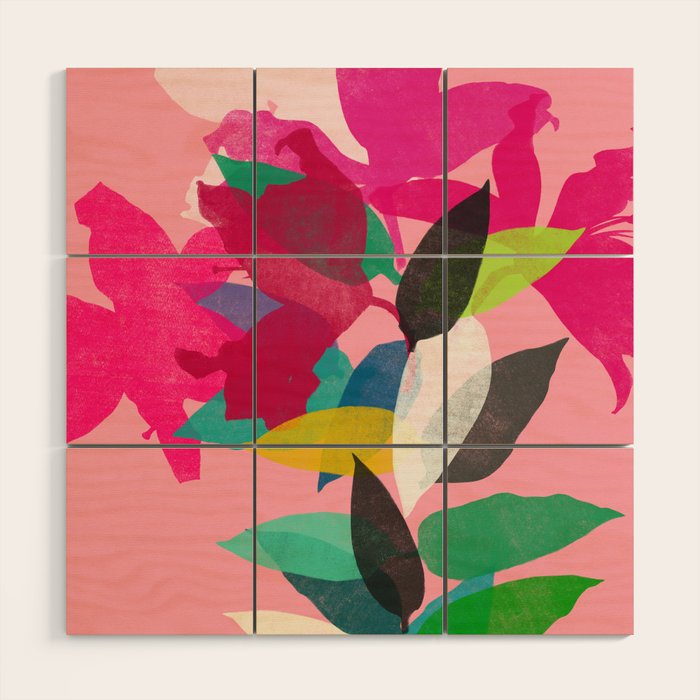 lily 18 Wood Wall Art Gallery Image 1