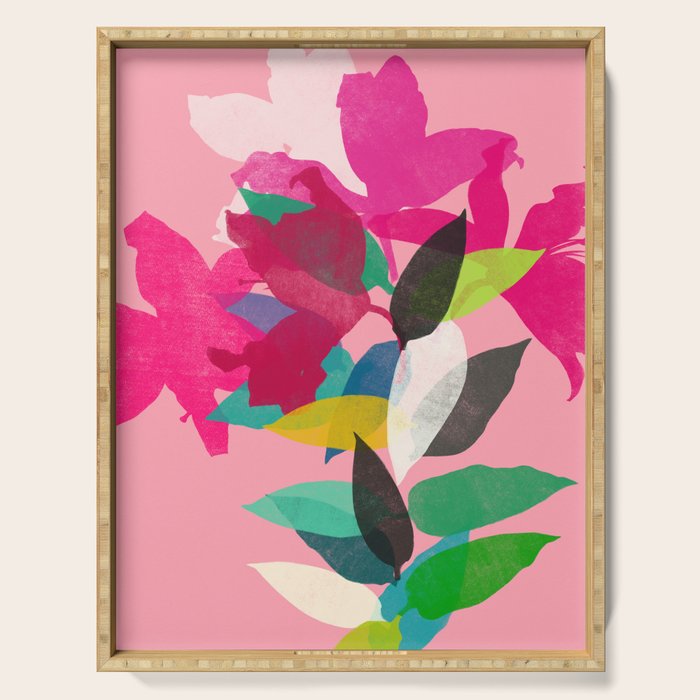 lily 18 Serving Tray Gallery Image 1