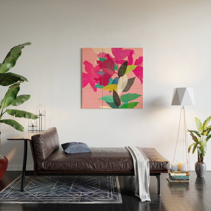 lily 18 Wood Wall Art Gallery Image 2