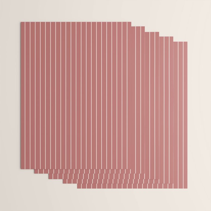 Minimal Arch LII Rose Modern Geometric Lines Wrapping Paper Gallery Image 3