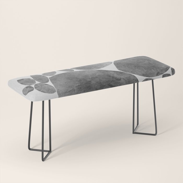 Balancing / Gray on White Bench Gallery Image 1