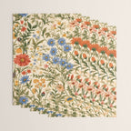 Countryside Bloom Arcane Floral Garden Wrapping Paper Gallery Image 3