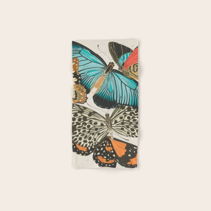 Butterfly Print by E.A. Seguy, 1925 #2 Bath Towel Gallery Image 1