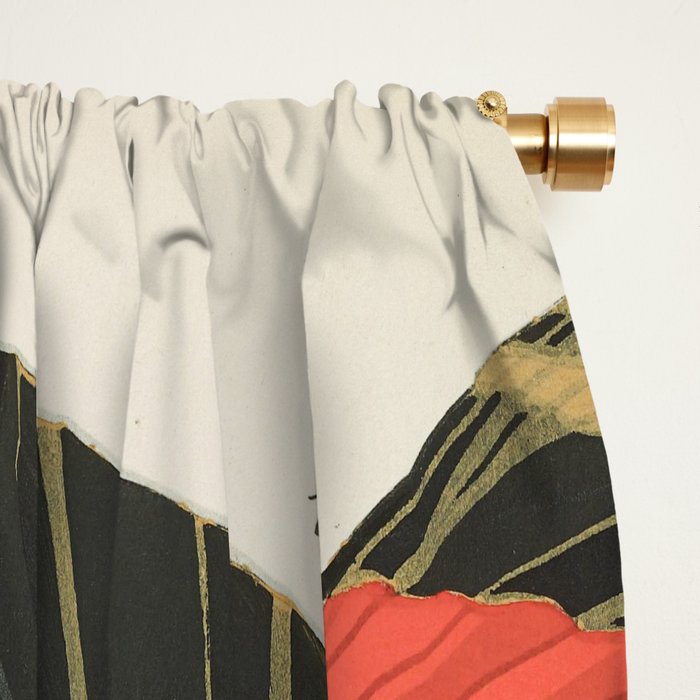 Butterfly Print by E.A. Seguy, 1925 #2 Window Curtain Gallery Image 2