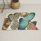 Butterfly Print by E.A. Seguy, 1925 #2 Rug Gallery Image 1