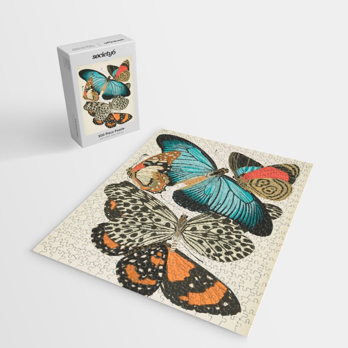 Butterfly Print by E.A. Seguy, 1925 #2 Jigsaw Puzzle Gallery Image 2