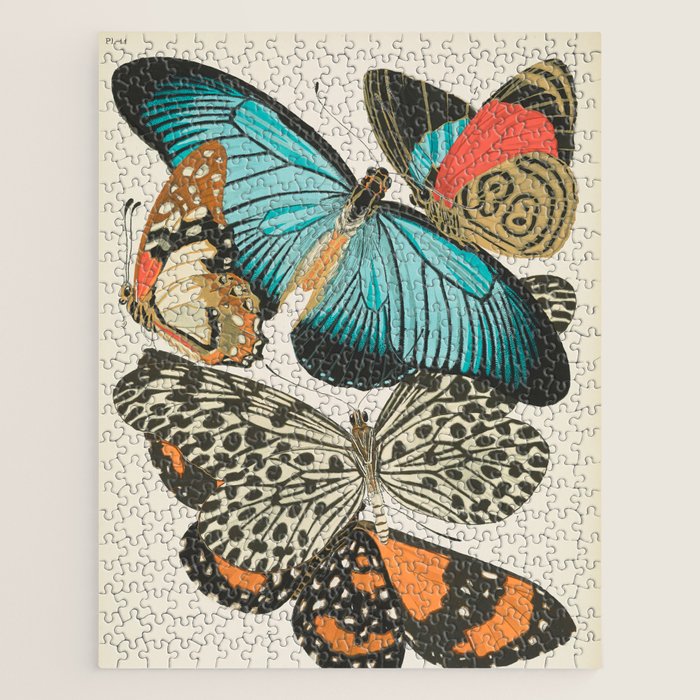 Butterfly Print by E.A. Seguy, 1925 #2 Jigsaw Puzzle Gallery Image 1