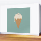 Ice Cream Cat Wall Mural Gallery Image 2