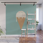 Ice Cream Cat Wall Mural Gallery Image 1