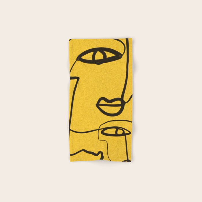 Abstract Faces 4 Bath Towel Gallery Image 1