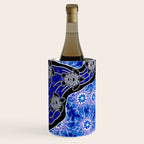 Authentic Aboriginal Art - Baby Sea Turtles Wine Chiller Gallery Image 3