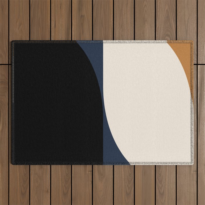 Almond Abstract II Outdoor Rug Gallery Image 1
