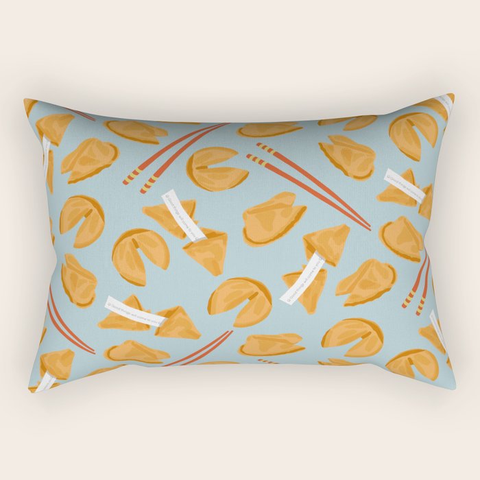 Fortune Cookie Fun Rectangular Pillow Gallery Image 1