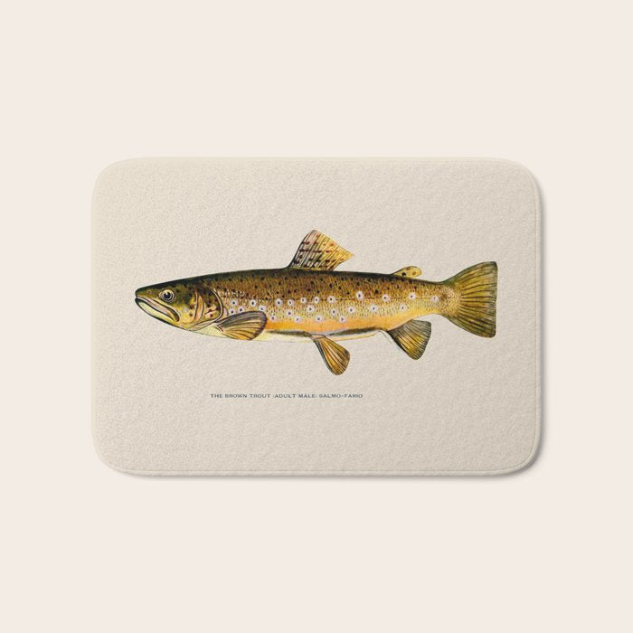 The Brown Trout Bath Mat Gallery Image 1
