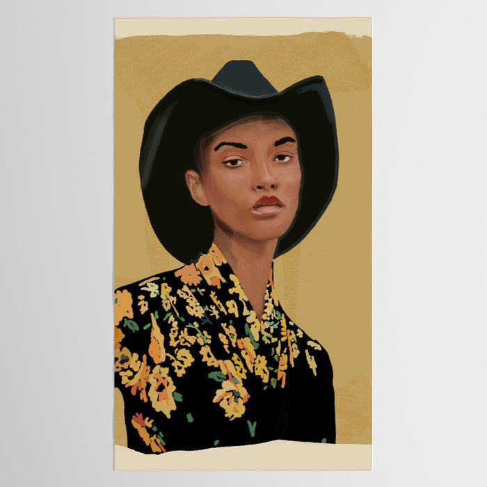 Girl Portrait 34 Tablecloth Gallery Image 2
