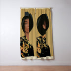 Girl Portrait 34 Window Curtain Gallery Image 3
