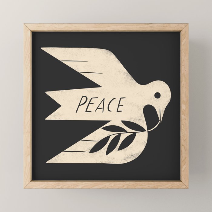 Peace Dove Mini Art Print Gallery Image 1